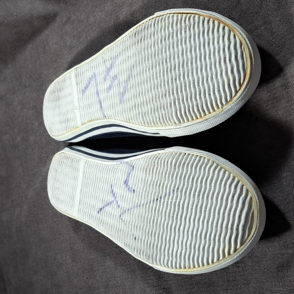 Zigi Girl Navy Blue Nubuck Suede Leather Slip Ons VG- US 7.5 - Picture 9 of 16